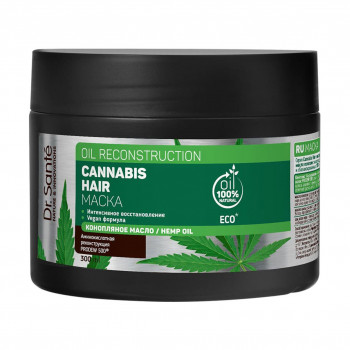 Відновлювальна маска для волосся Dr.Sante Cannabis Hair Oil Reconstruction з конопляною олією, 300 мл