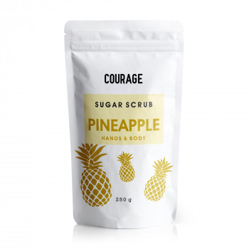 Цукровий скраб для тіла Courage Pineapple Hands & Body Sugar Scrub Ананас, 250 г