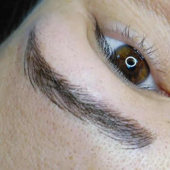 Супер натурализм перманентный макияж бровей волоски