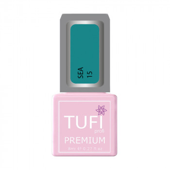 Гель-лак для нігтів Tufi profi Premium Sea 15 Лазурний, 8 мл