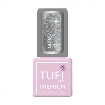 Гель-лак для нігтів Tufi Profi Premium Glam 01 Гейзер, 8 мл