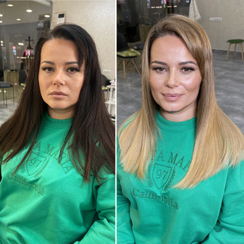 Покраска в технике Шатуш
                    Парикмахер-колорист Анна Хмельницкий