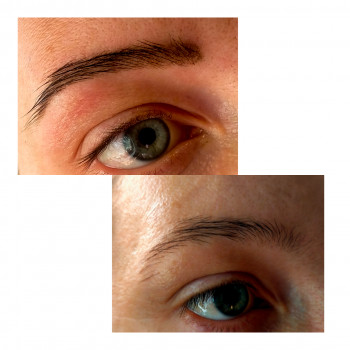 Фарбування та корекція воском брів-150грн