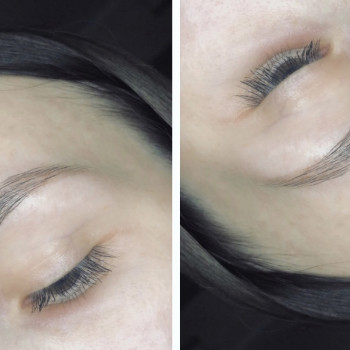 Лёгкое окрашивание бровей+коррекция