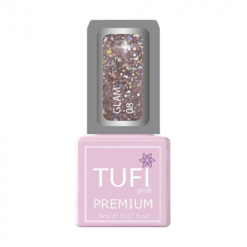 Гель-лак для нігтів Tufi Profi Premium Glam 08 Єва, 8 мл