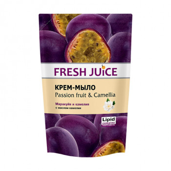 Рідке крем-мило для рук Fresh Juice Passion Fruit & Camellia Маракуйя та камелія, 460 мл (запаска)
