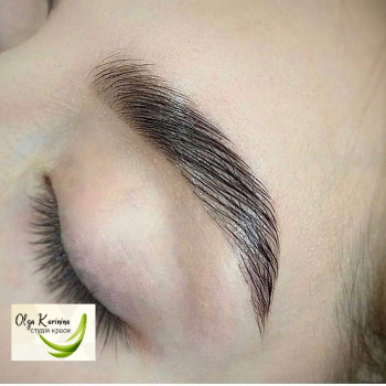 Татуаж брів оформлення, фото - салон краси Olga Karinina