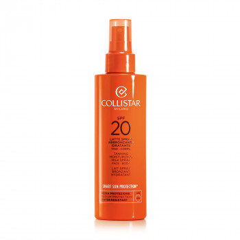Молочко-спрей для засмаги Collistar Tanning Moisturizing Milk Spray SPF 20, 200 мл