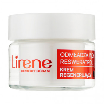 Відновлювальний крем для обличчя Lirene Dermo Program Resveratrol 60+ проти зморщок, 50 мл