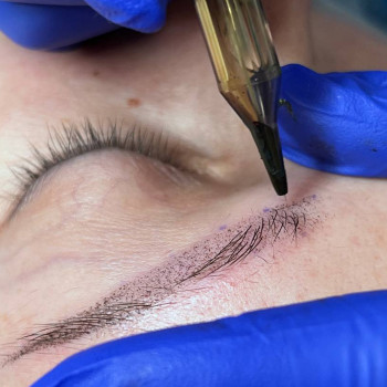 Пудровые брови (теневая техника)
                    Мастер перманентного макияжа Ксенія Киев