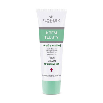 Живильний крем для обличчя Floslek Rich Cream For Sensitive Skin для чутливої шкіри, 50 мл