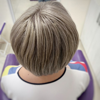 Женская стрижка окрашивание волос, фото - Салон красоты Beauty Travel