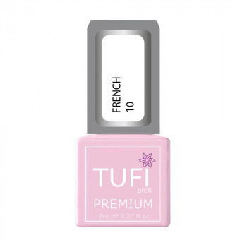 Гель-лак для нігтів Tufi profi Premium French 10 Молочний, 8 мл