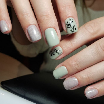 Манікюр + укріплення гелем + покриття