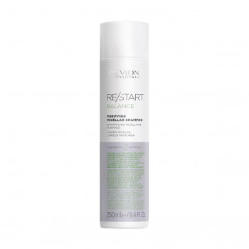 Міцелярний шампунь для глибокого очищення волосся Revlon Professional Restart Balance Purifying Micellar Shampoo, 250 мл
