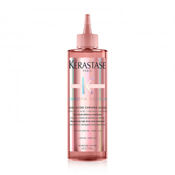 Флюїд Kerastase Chroma Absolu Soin Acide Chroma Gloss для інтенсивного блиску та гладкості фарбованого чутливого та пошкодженого волосся, 210 мл