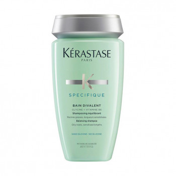 Шампунь-ванна для збалансування волосся Kerastase Specifique Bain Divalent Balancing Shampoо комбінованого типу, жирне коріння, чутливі кінчики, 250 мл