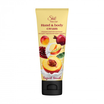 Крем для рук та тіла Shik Nectar Yogurt Touch Екстракти персика та гранату, 75 мл