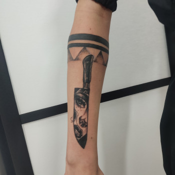 Фото з портфоліо майстра Максим Кравченко (тату майстер, Одеса)