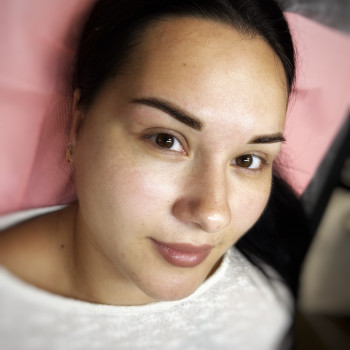 Брови одразу після процедури