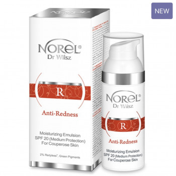 MOISTURIZING EMULSION FOR COUPEROSE SKIN SPF 20 50 ML