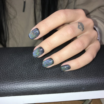 Світловідбиваюча кішка, фото - Майстер манікюру Марина Пешкова