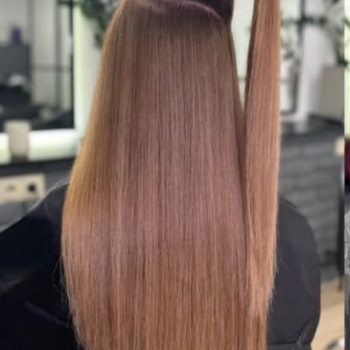 Коричневый цвет волос молочный шоколад, фото - Парикмахер-визажист Христя Коваліско