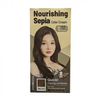 Крем-фарба для волосся Food A Holic Nourishing Sepia Color Cream 7N Natural Brown, 120 г