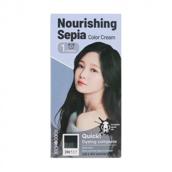 Крем-фарба для волосся Food A Holic Nourishing Sepia Color Cream 3N Natural Black, 120 г