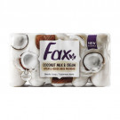 Туалетне мило Fax Coconut Milk & Cream Beauty Soap Крем та Кокосове молочко, 5*70 г