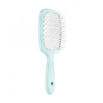 Гребінець для волосся Janeke Small Superbrush 1830 The Original Italian Patent Тіффані з білим