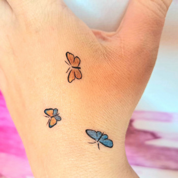 на кисті, метелик, маленькі, міні, тату метелик, тату на кисті