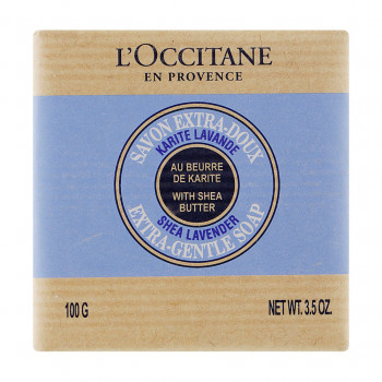 Тверде мило L'Occitane Shea Lavender Extra-Gentle Soap Каріте-лаванда, 100 г