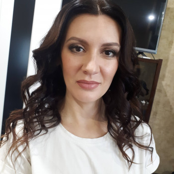 Укладка волосся на середнє, фото - Візажист Тетяна Мельникова