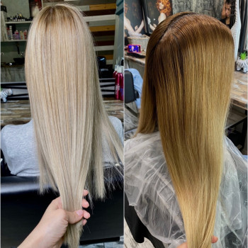 Сложное окрашивание волос
                    Парикмахер-колорист Мария Днепр