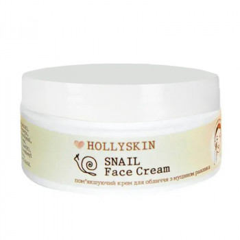 Пом'якшувальний крем для обличчя Hollyskin Snail Face Cream з муцином равлика, 50 мл