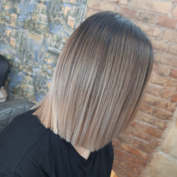 Аіртач русявий колір волосся на каре, фото - Перукар-універсал Лилия Бровченко