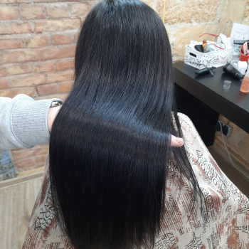 Цвет волос брюнет черные волосы, фото - Парикмахер-универсал Лилия Бровченко