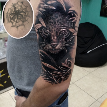 Леопард тату киев