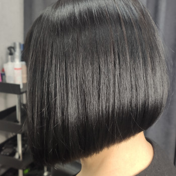 Колір волосся брюнет чорне, фото - Перукар-колорист Ольга Семенова