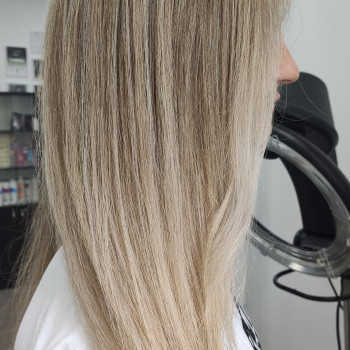 Блонд мелирование пшеничный цвет волос, фото - Парикмахер-колорист Ольга Семенова