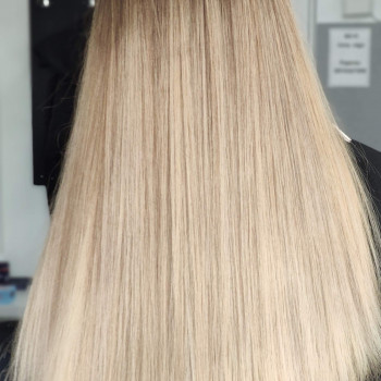 Блонд теплый пшеничный цвет волос, фото - Парикмахер-колорист Ольга Семенова