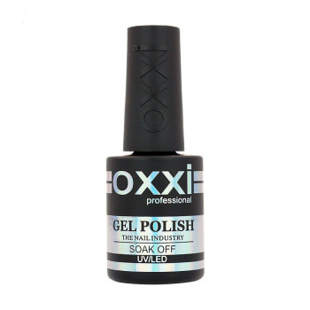 Топ для гель-лаку Oxxi Professional Twist Top 8 Прозорий із червоними крихтами, 10 мл