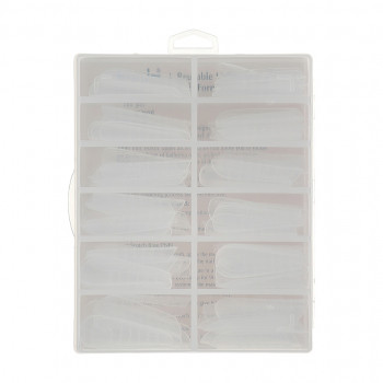 Багаторазові верхні аркові форми, тіпси PNB Reusable Upper Arched Nail Forms, 120 шт