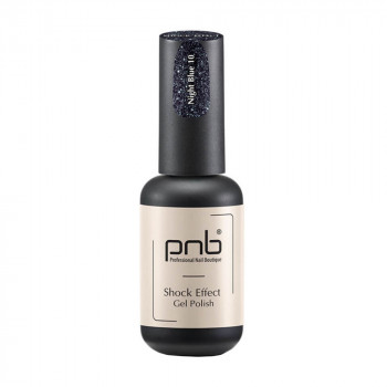 Гель-лак для нігтів PNB Shock Effect Gel Polish 10 Night Blue, 8 мл