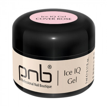 Низькотемпературний гель для нігтів PNB UV/LED Ice IQ Gel, Cover Rose, 5 мл