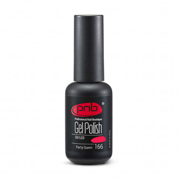 Гель-лак для нігтів PNB Gel Polish UV/LED 166 Party Queen, 8 мл