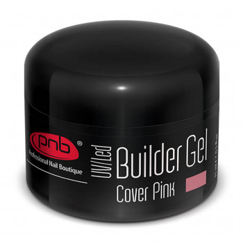 Моделювальний камуфлювальний гель для нігтів PNB UV/LED Builder Gel Cover Pink, 15 мл