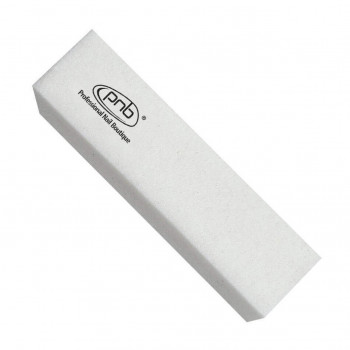 Баф-брусок для нігтів PNB 180/180 гритів, White, прямокутний