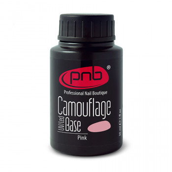 Камуфлювальна каучукова база для гель-лаку PNB UV/LED Camouflage Base Pink, 30 мл